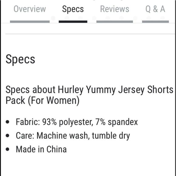 Hurley Short Set For Lounging set of 2 size Large - Picture 8 of 9